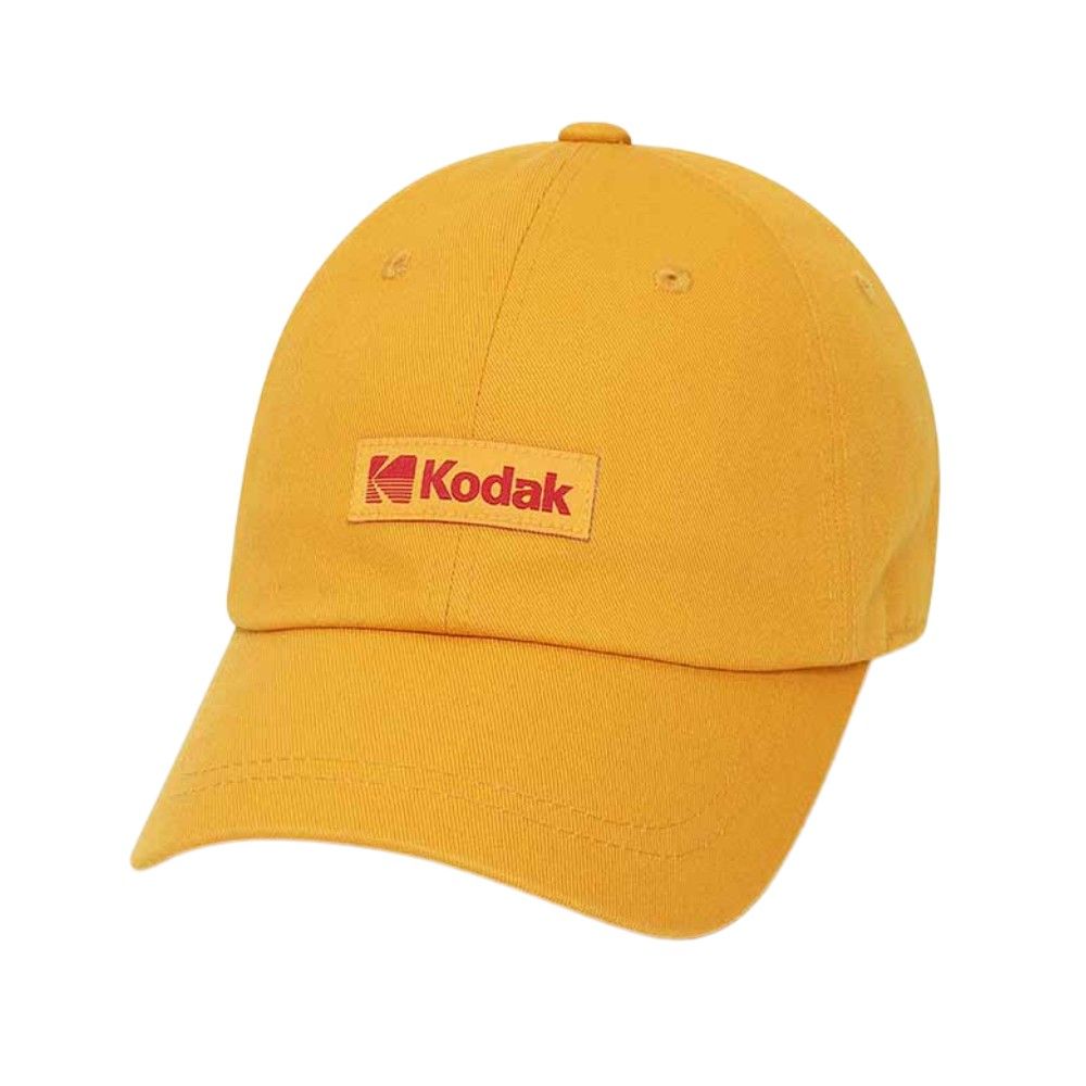 韓國 KODAK 經典標誌棉質棒球帽 黃色YELLOW/ M-L