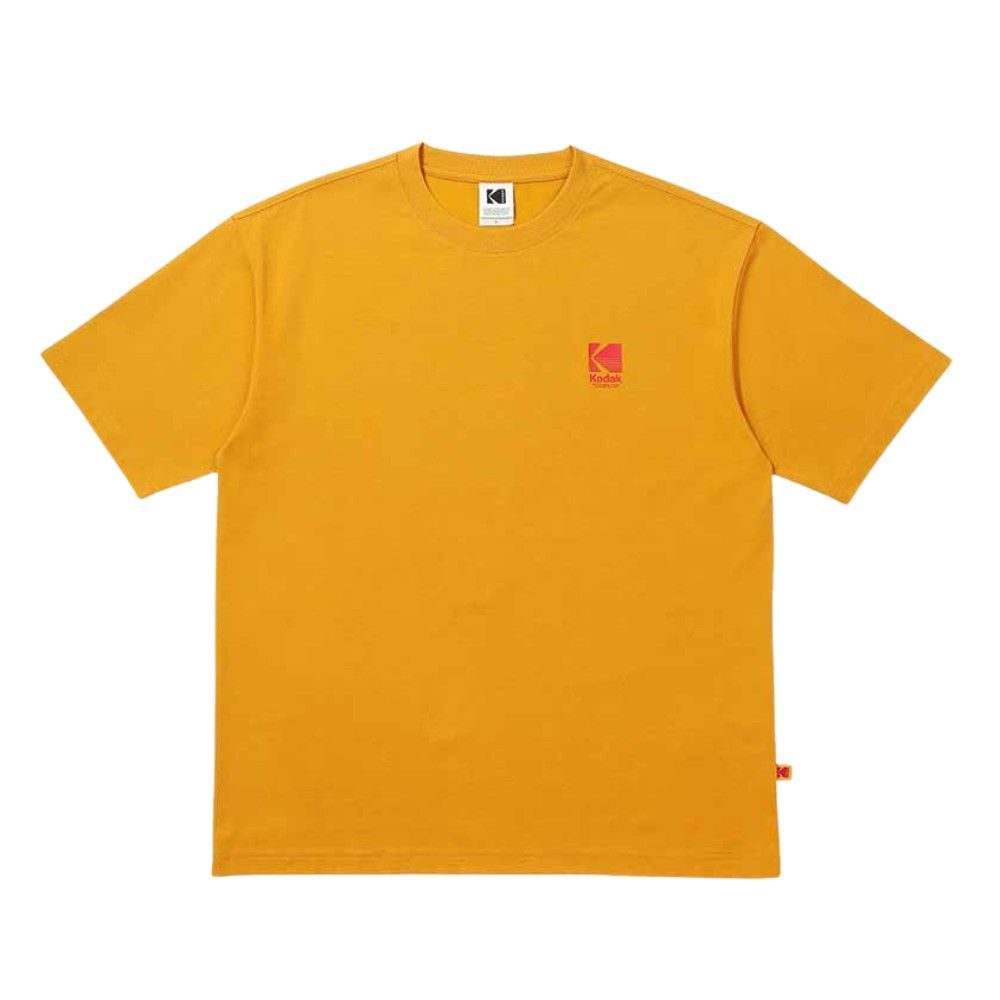 韓國 KODAK APOLLO11 紀念登月計畫圖案短袖T恤 黃色YELLOW/ 2XL