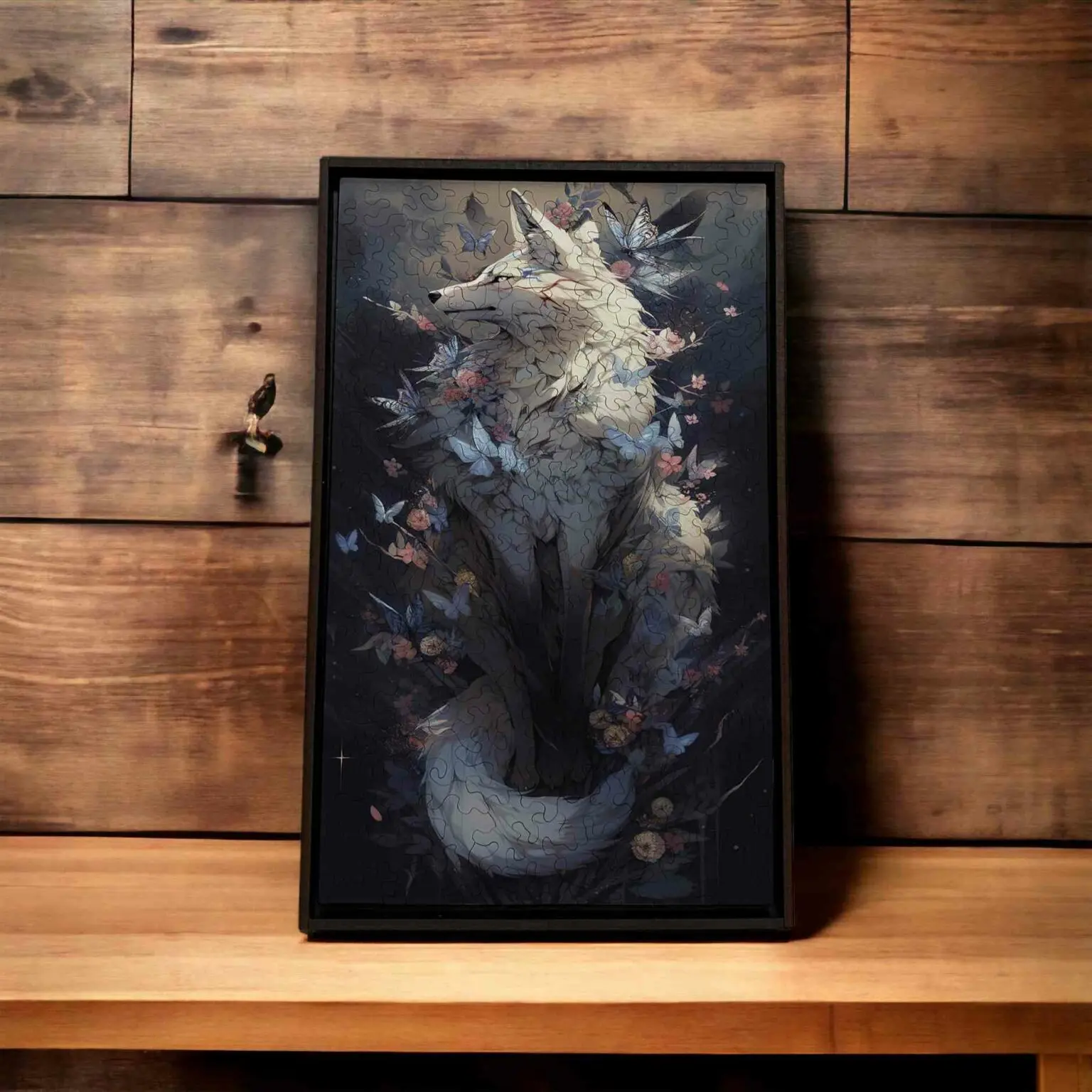良繪製所CLASSYMOKU壁虎拼圖/ 叢林之華/ 郁狼/ 150片
