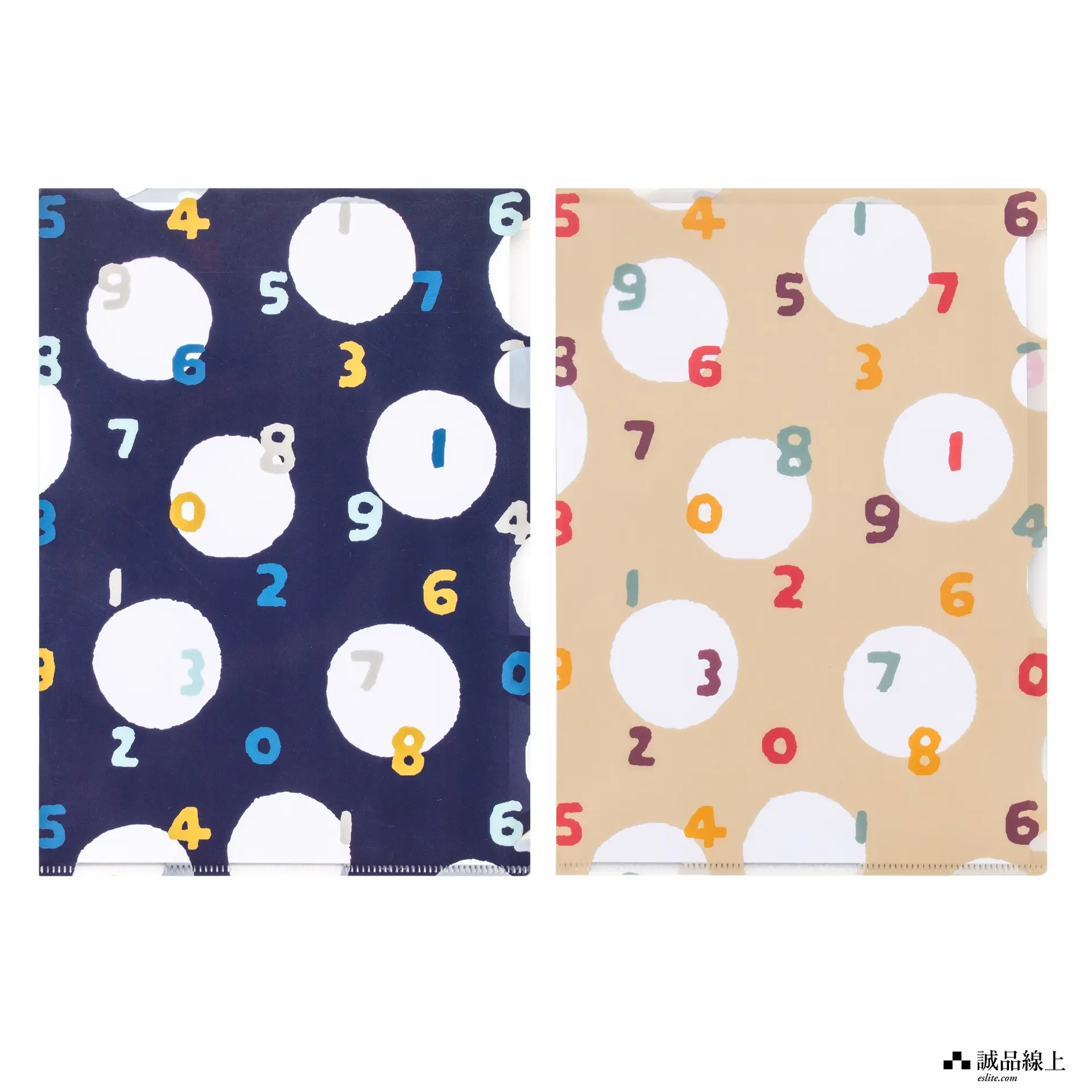 【誠品限定】SOU．SOU資料夾兩入組/ 科幻+美式復古/ 十數圓點