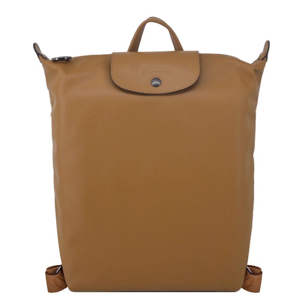 LONGCHAMP LE PLIAGE XTRA系列牛皮後背包(中/煙草棕)/平行輸入
