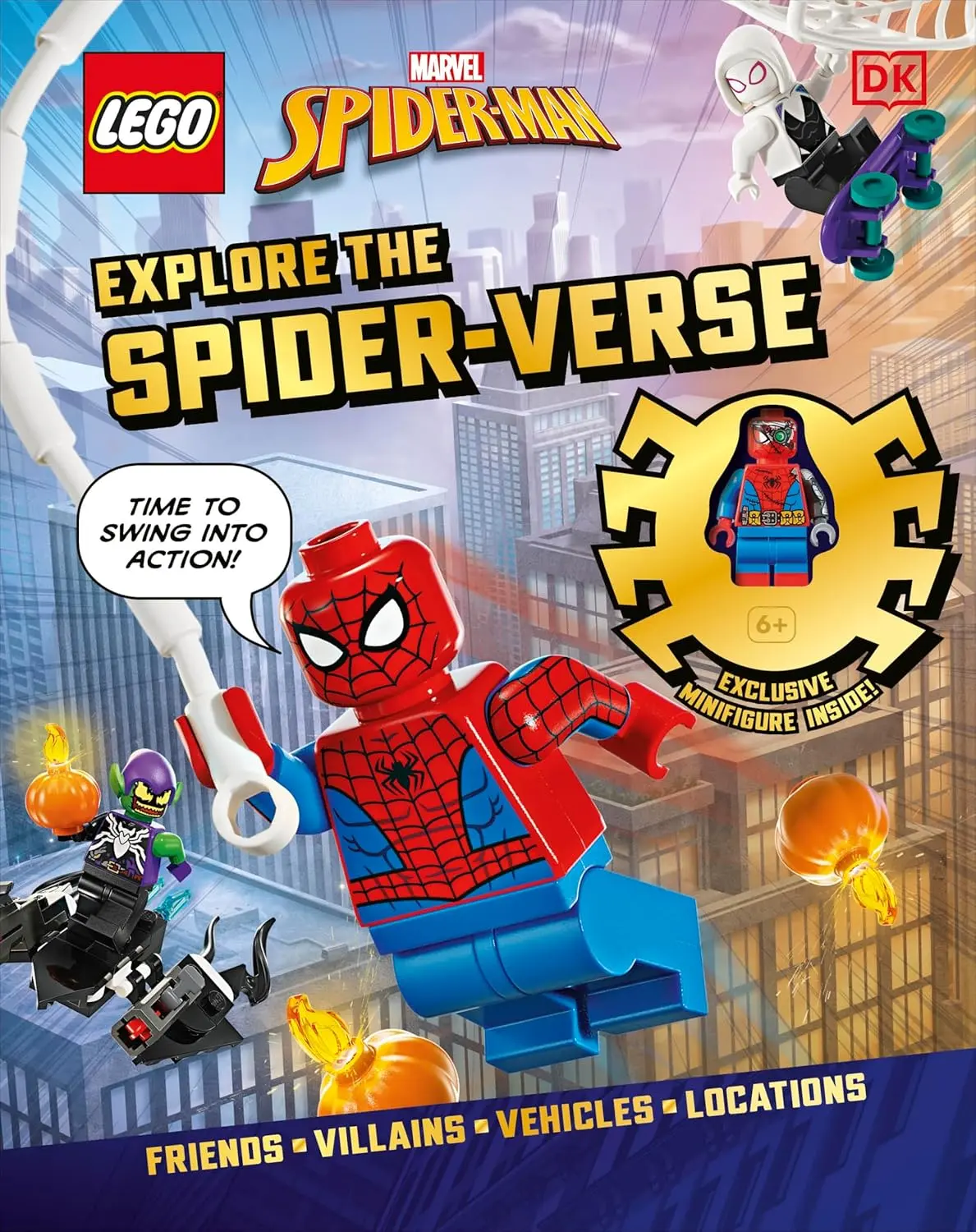 附贈限定蜘蛛人樂高人偶➤LEGO Marvel Spider-Man Explore the Spider-Verse (With Exclusive LEGO Spider-Man Minifigure)