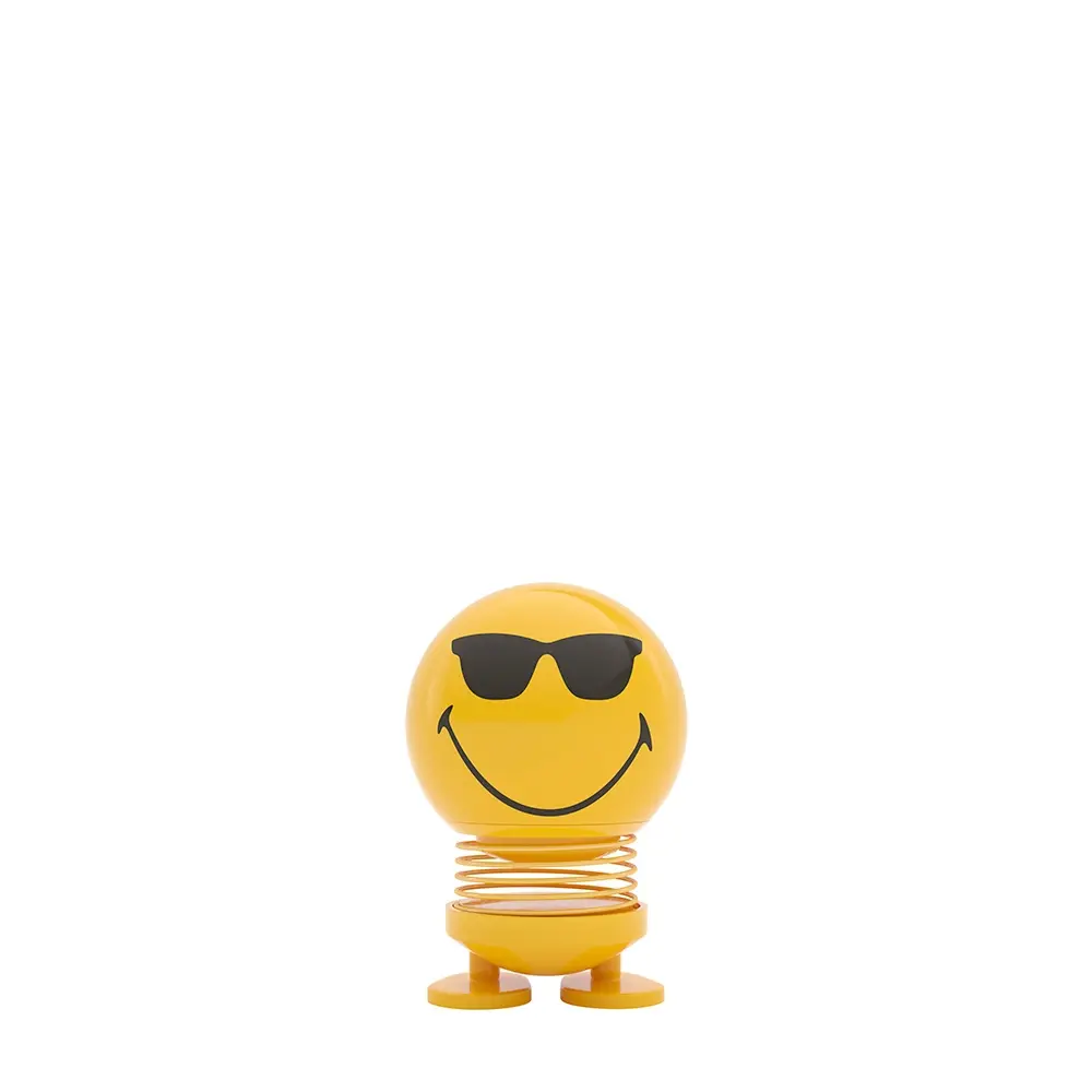 【哈特寶】Hoptimist Smiley Cool S 丹麥微笑彈簧公仔-黃