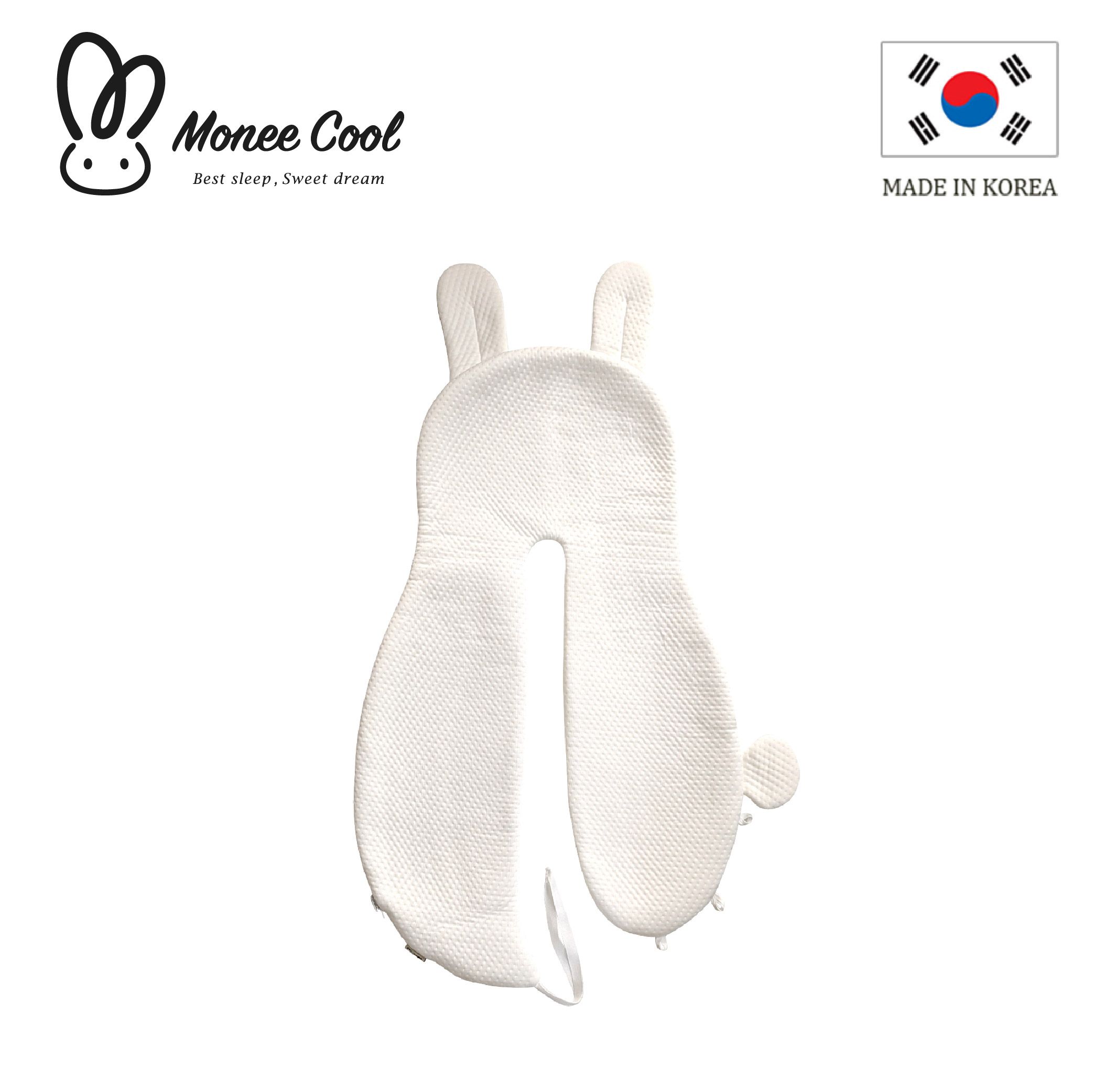 【韓國monee】monee cool 舒眠兔兔安撫枕套/ 涼感枕套