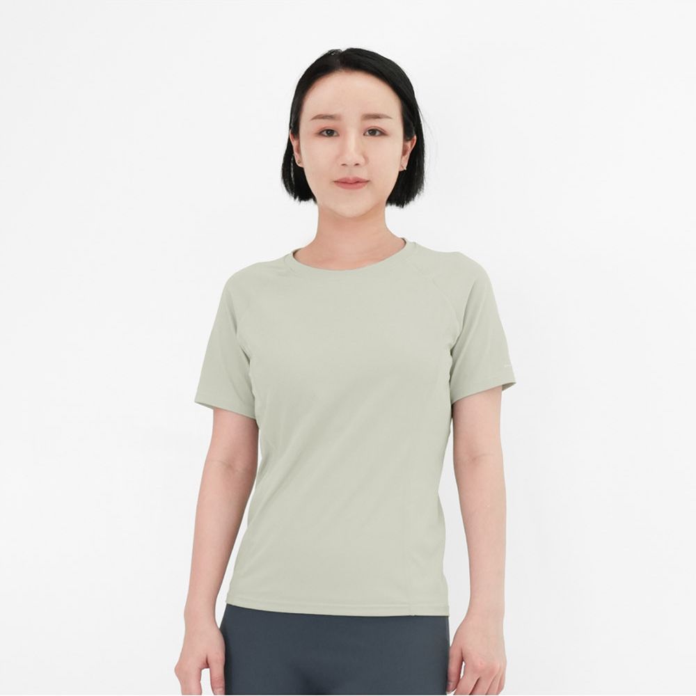 【Mukasa】LISSOM 玩美柔膚短袖Bra上衣 - MUK-24006/ 銀光灰/ M