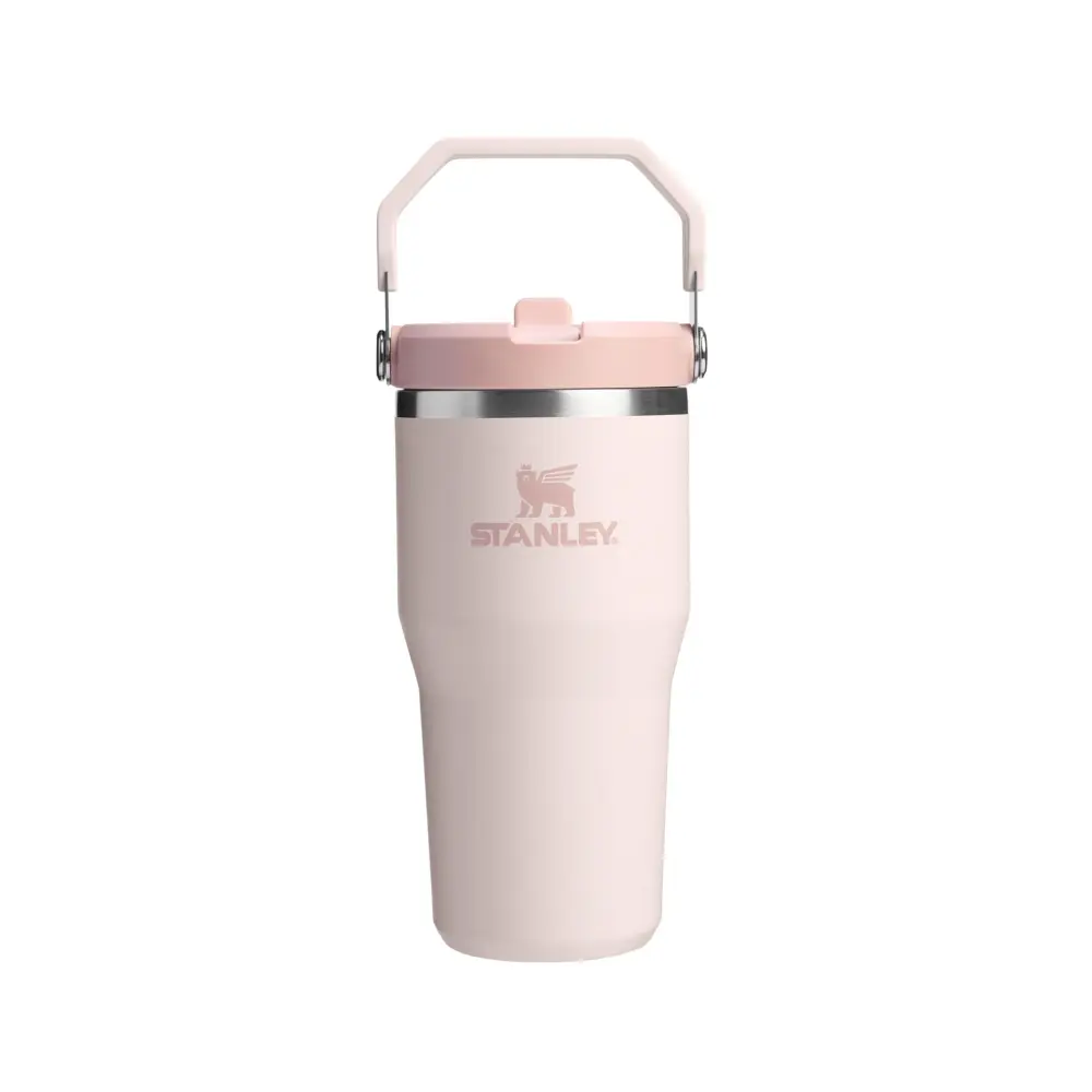 STANLEY經典系列IceFlow手提吸管杯2.0/ 0.59L/ 山櫻粉