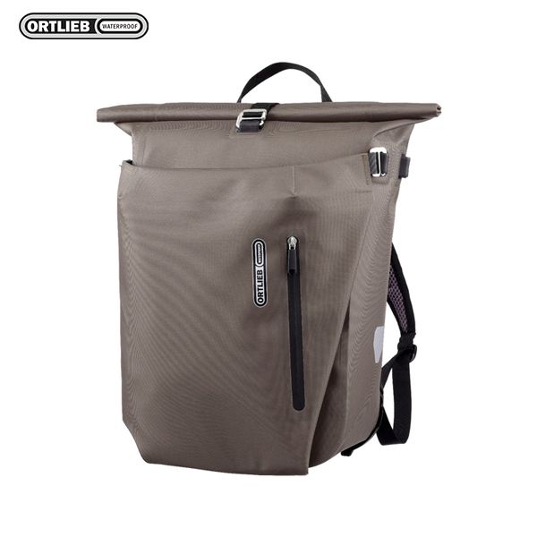 【ORTLIEB】 Vario QL2.1 20L 馬鞍後背兩用包 / 防水防塵 / 德國製/ 灰褐
