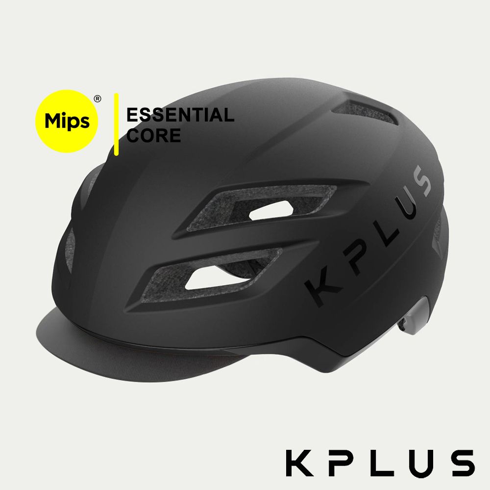 KPLUS單車安全帽C系列城市休閒RANGER Mips Essential Core Helmet/ 黑/ S
