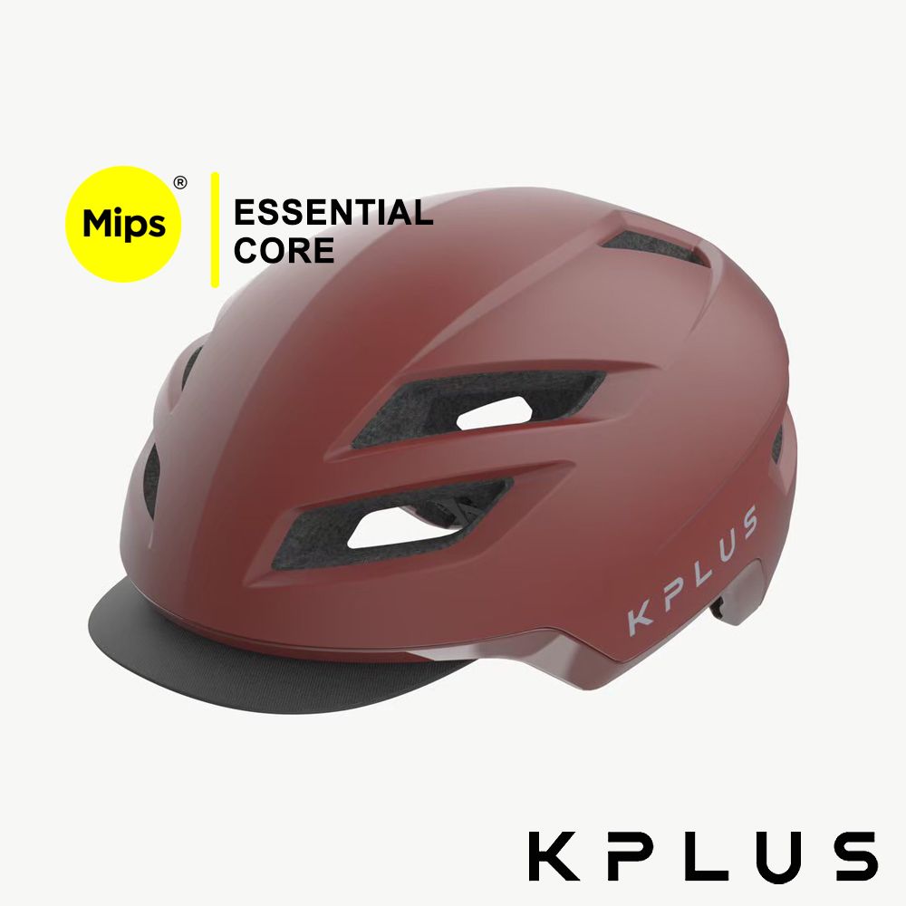 KPLUS單車安全帽C系列城市休閒RANGER Mips Essential Core Helmet/ 煙燻紅/ M
