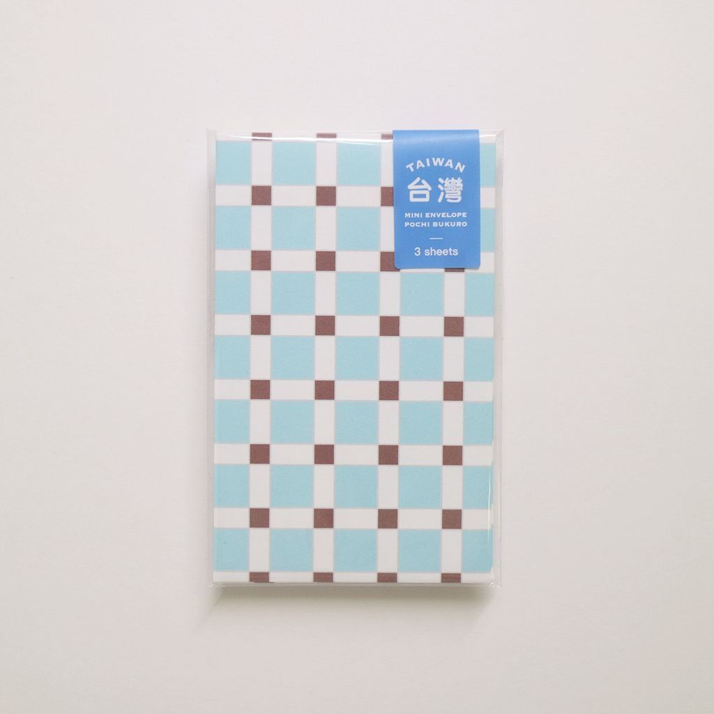 PAPERWORK台灣花磚小信封袋/ 泳池