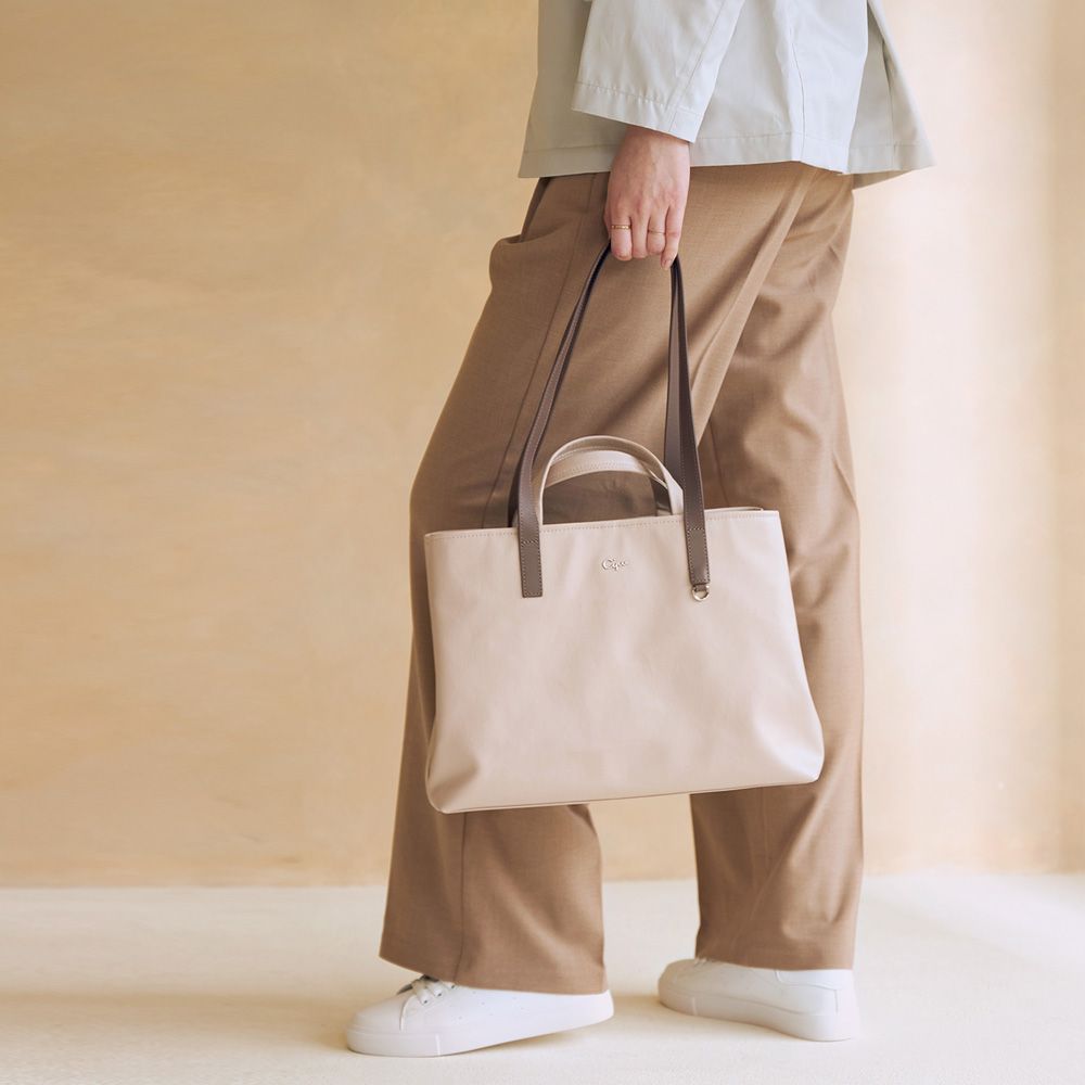 【CIPU】Designer Neue 經典TWIN托特包/ 淡漠卡