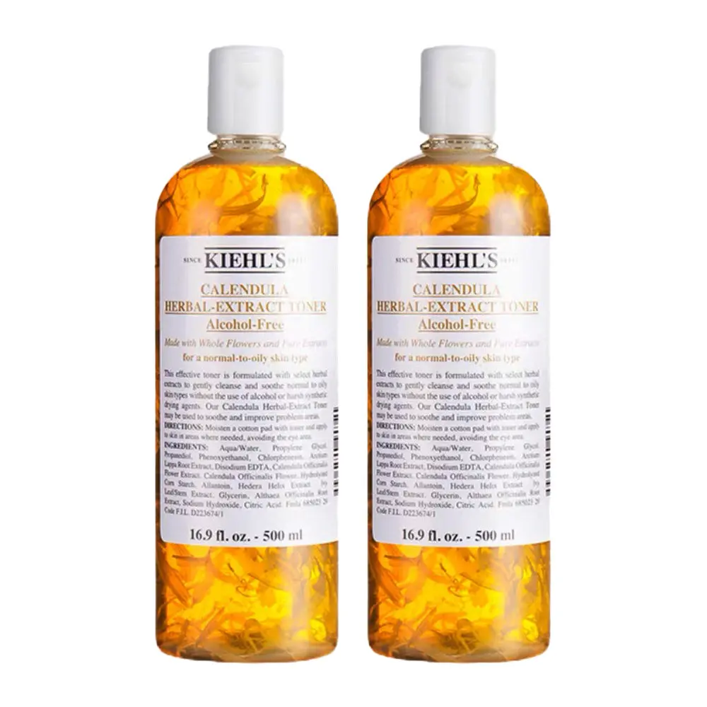 KIEHL'S 契爾氏 金盞花植物精華化妝水 500ml/2入組/ 平行輸入