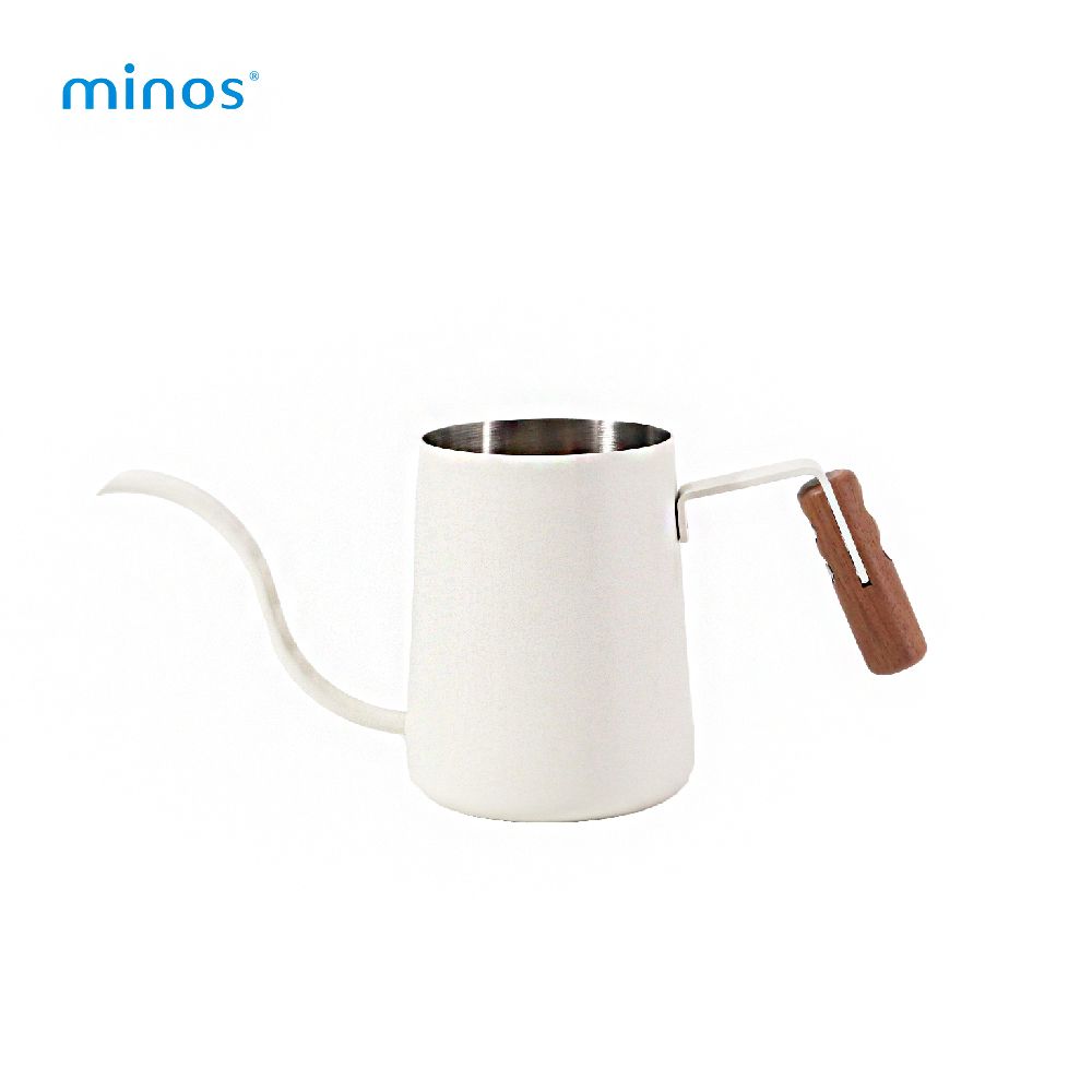 minos 胡桃木手沖壺 300ml/ 米白