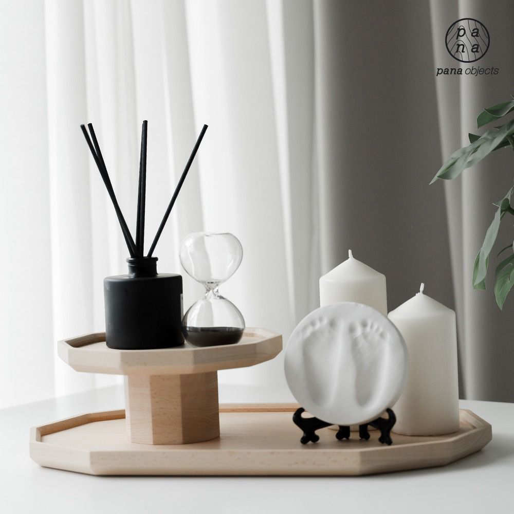 pana objects 暖木雙層托盤組