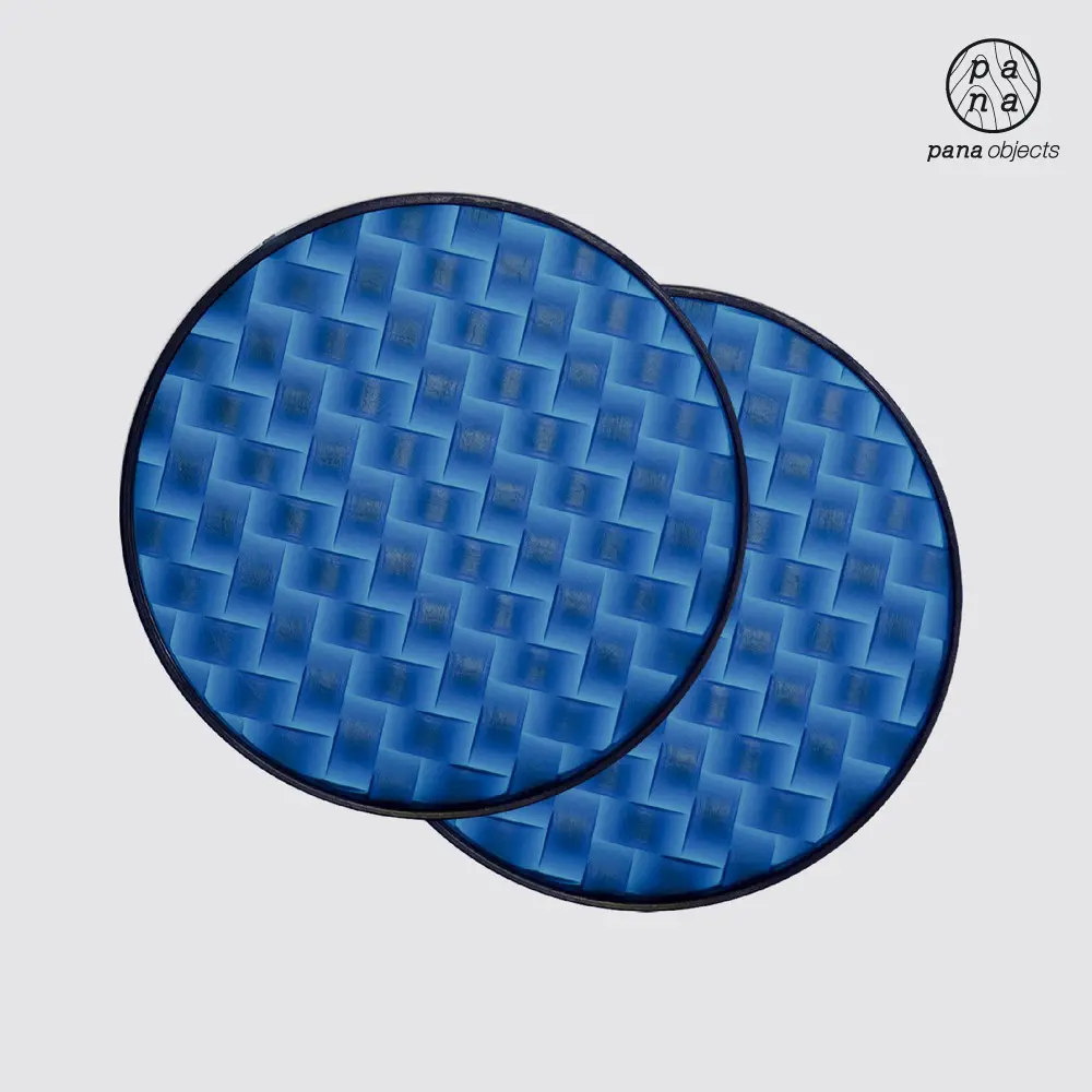 pana objects｜環保編織杯墊-兩入組/ 藍