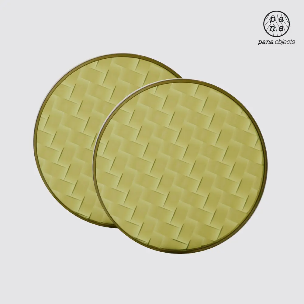 pana objects｜環保編織杯墊-兩入組/ 綠