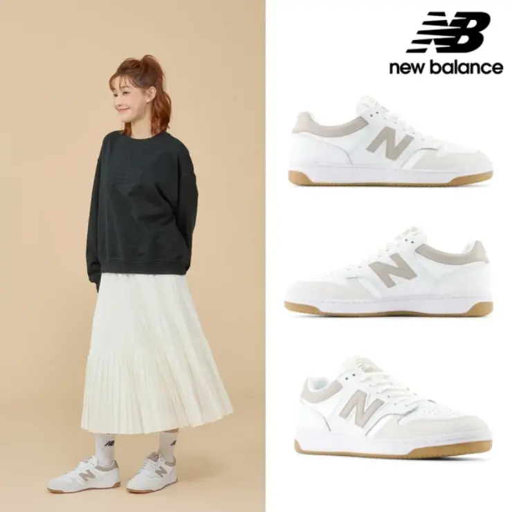 [New Balance]復古鞋_BB480LSC-D_中性_奶茶色/ US6.0-24cm