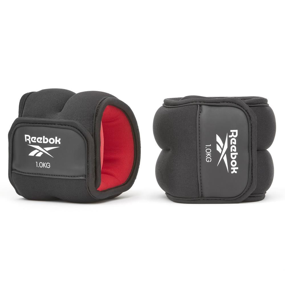 【Reebok】 Ankle Weights 腳踝負重環 - 1公斤 (2入組)