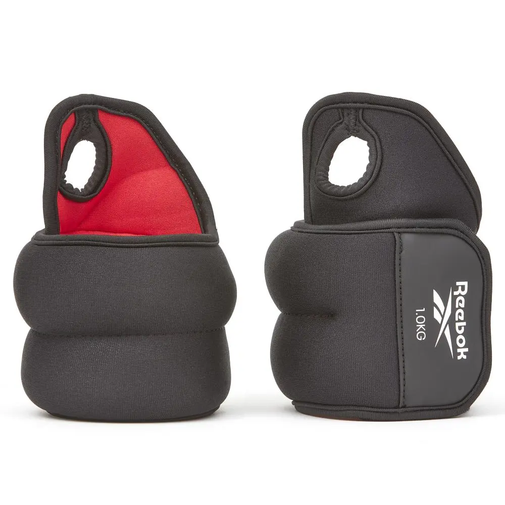 收心操，2件享9折🚩【Reebok】 Wrist Weights 手腕負重環 - 1公斤 (2入組)