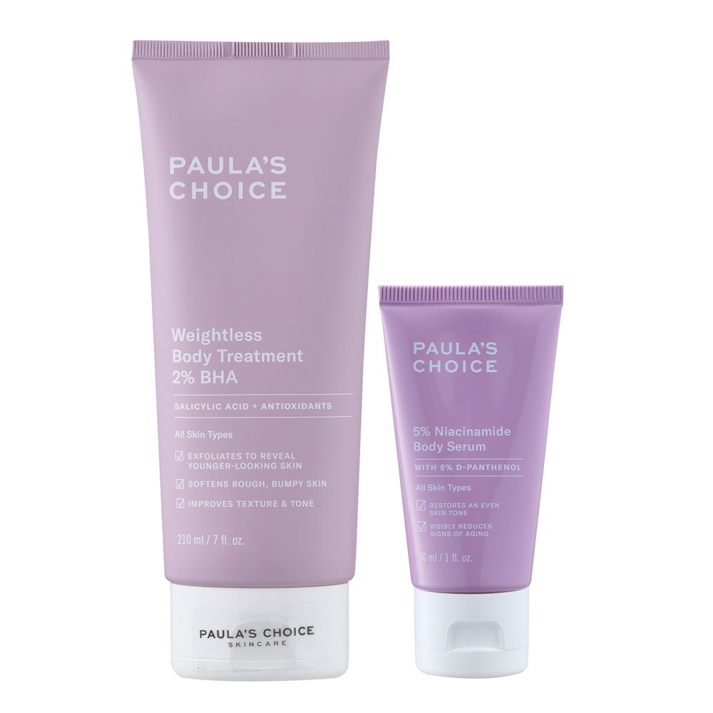 【Paula's Choice 寶拉珍選】2%水楊酸身體乳210ml+5%B3勻亮身體精華乳30ml 公司貨