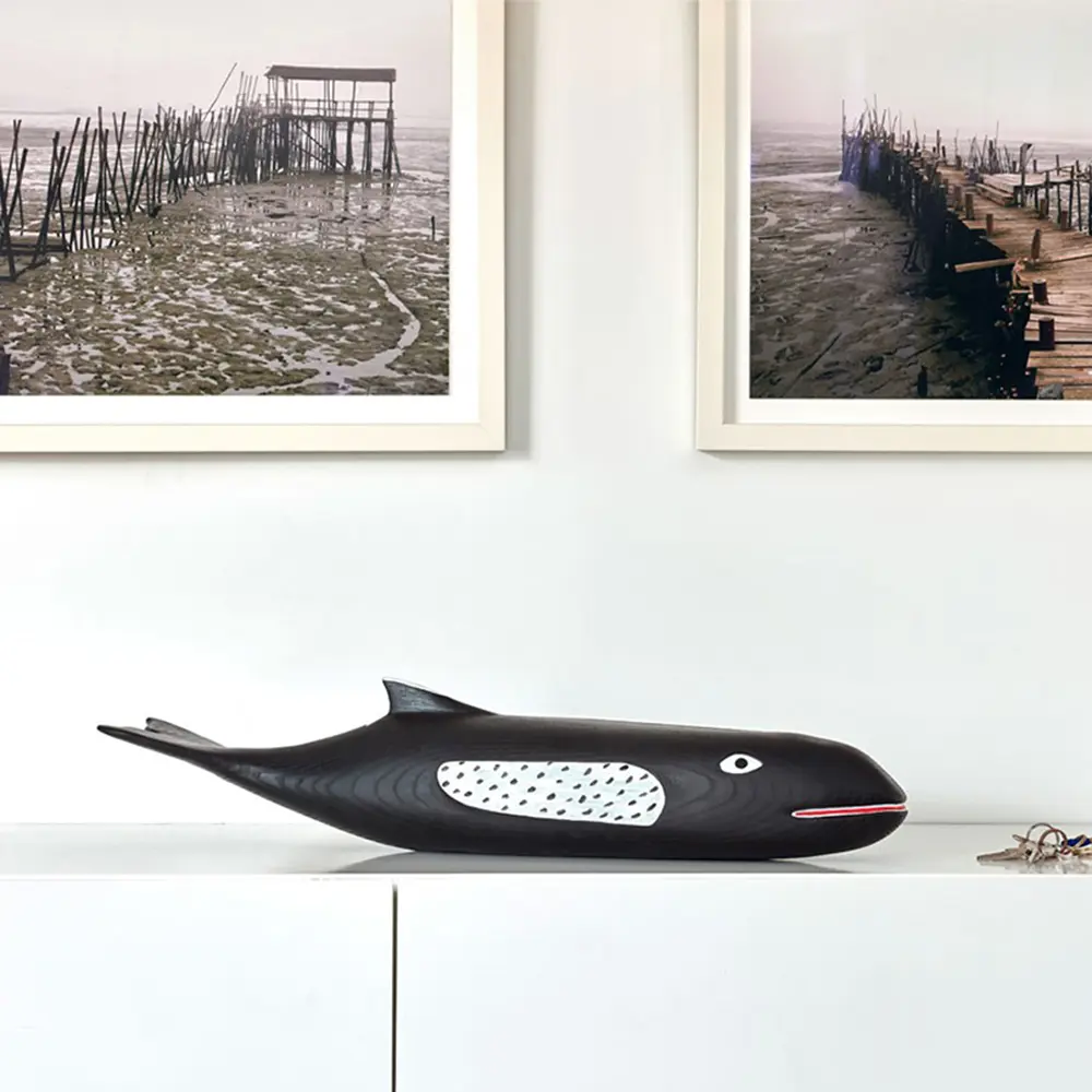 Vitra Eames House Whale 手繪木鯨 (北美赤樺木)