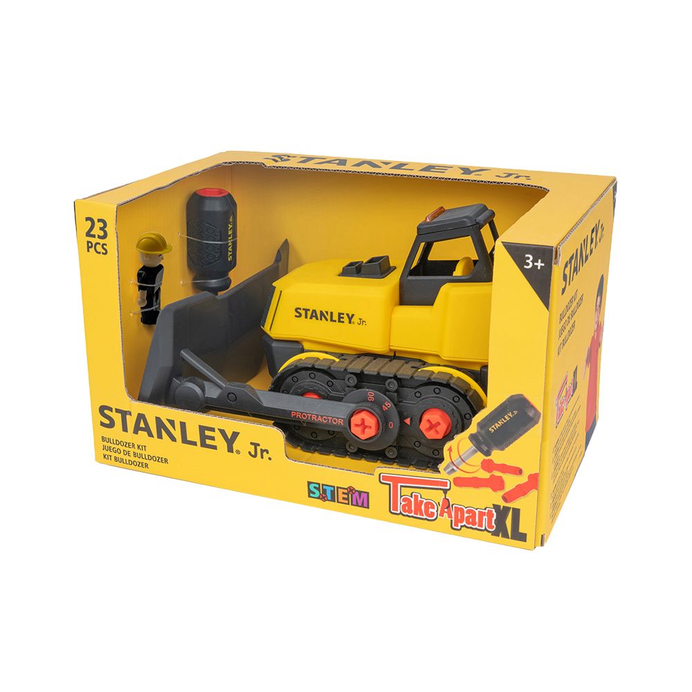 STANLEY.Jr組裝工程車/ 推土機