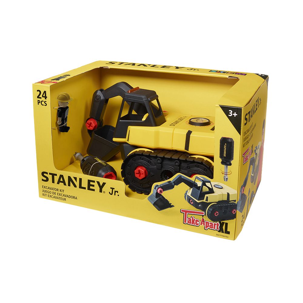 STANLEY.Jr組裝工程車/ 挖土機