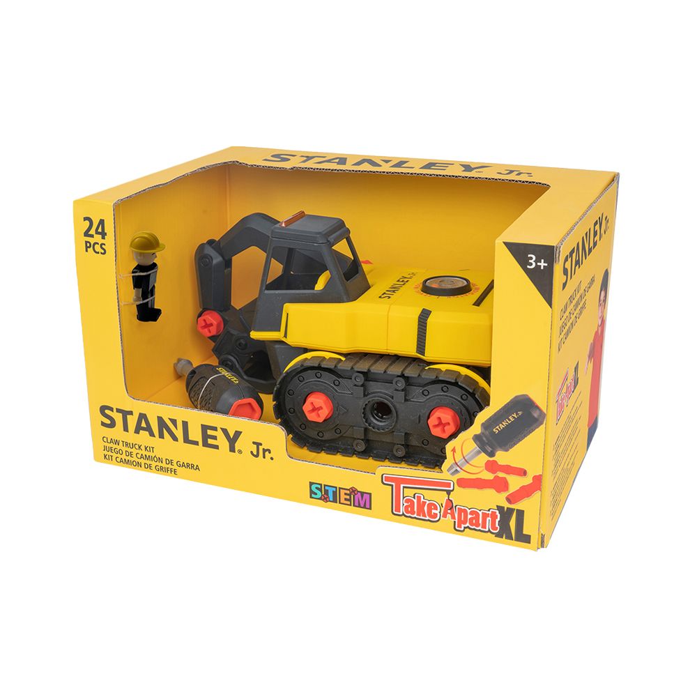 STANLEY.Jr組裝工程車/ 爪式挖土機