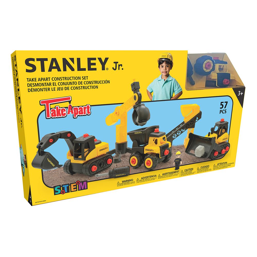 STANLEY.Jr組裝工程車/ 經典建築工程套組