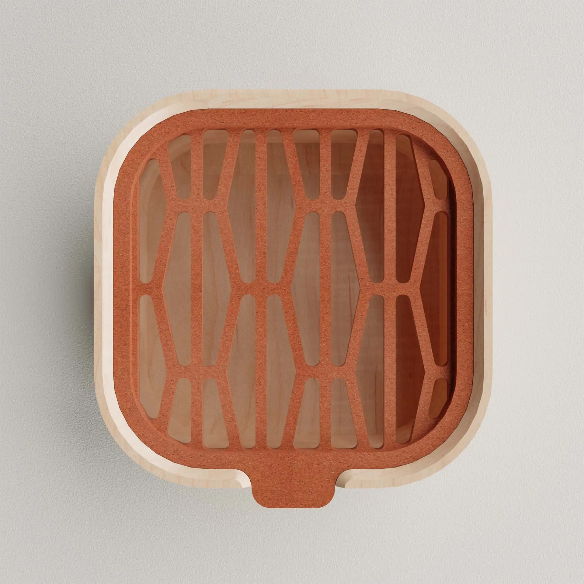 獨木設計UniWoodesign 飾品收納展示盒/ 微型窗景/ 泰奶橘