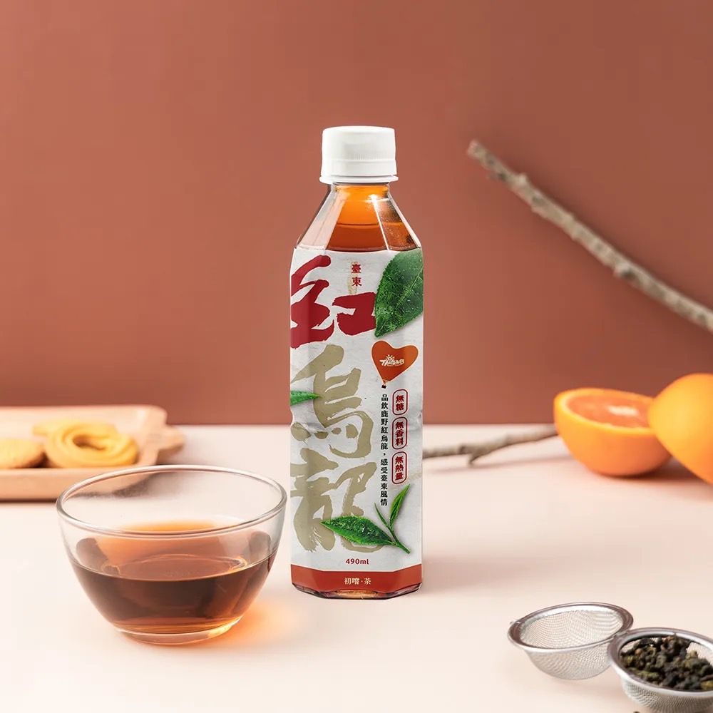 【初嚐】紅烏龍茶490ml×24瓶/箱