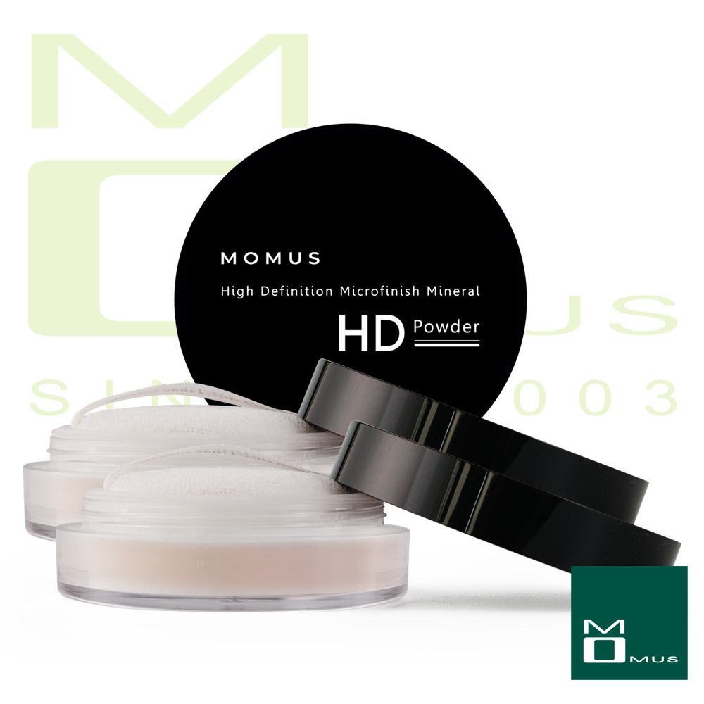 MOMUS HD-微晶礦質蜜粉 -自然膚色 7g (2入)