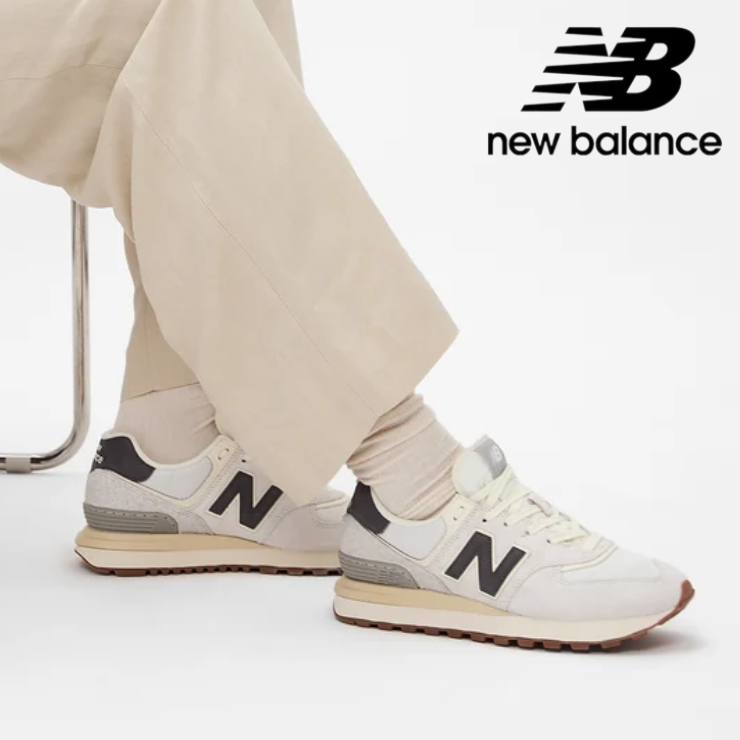 【New Balance】復古鞋_U574LGAN-D_中性_灰色/US7.0-25cm