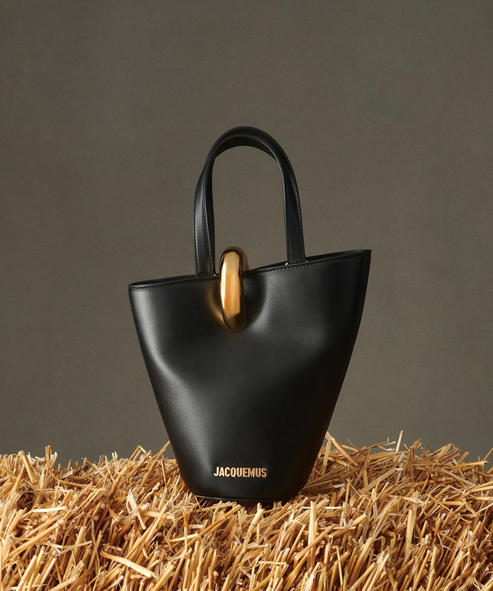 JACQUEMUS BAMBOLA 黑色小手提包