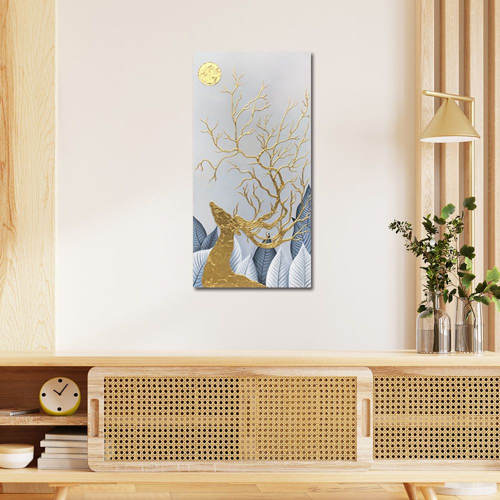 御畫房 當代國家級展覽畫家 抽象系列手繪油畫60×120cm(DB-001)