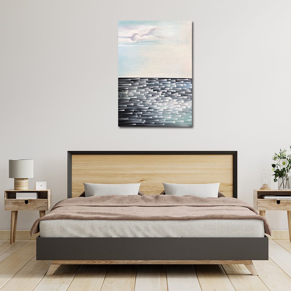 御畫房 當代國家級展覽畫家 抽象系列手繪油畫70×100cm(DB-008)