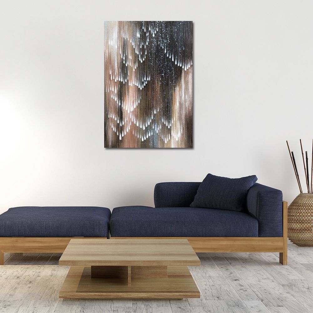 御畫房 當代國家級展覽畫家 抽象系列手繪油畫70×100cm(DB-011)