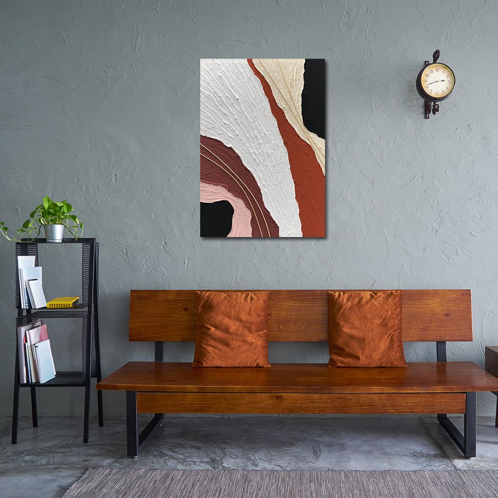 御畫房 當代國家級展覽畫家 抽象系列手繪油畫70×100cm(DB-021)