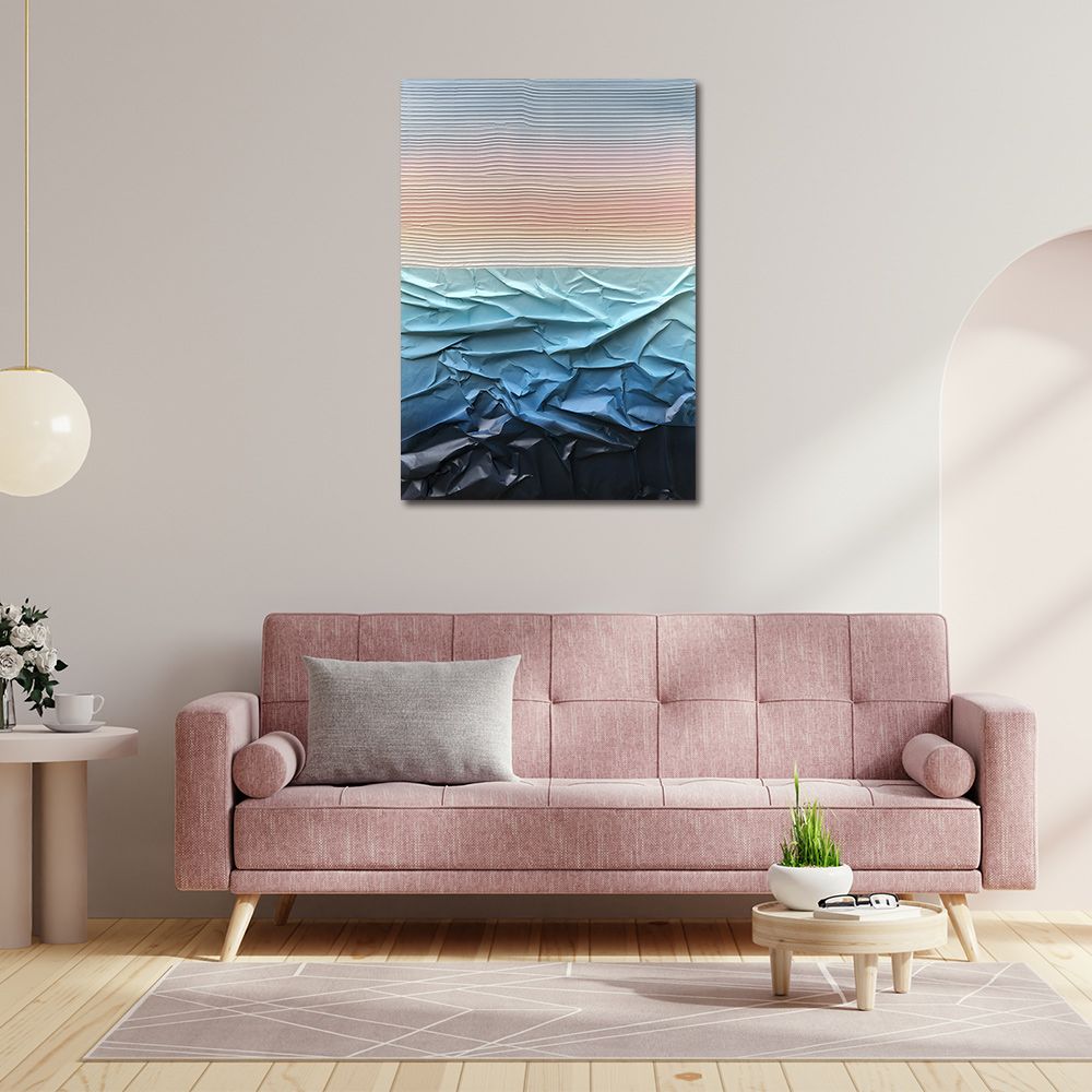 御畫房 當代國家級展覽畫家 抽象系列手繪油畫70×100cm(DB-023)