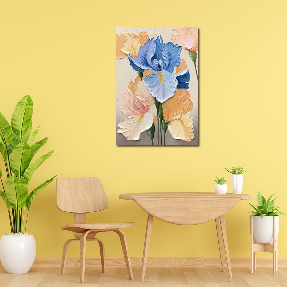 御畫房 當代國家級展覽畫家 抽象系列手繪油畫70×100cm(DB-025)