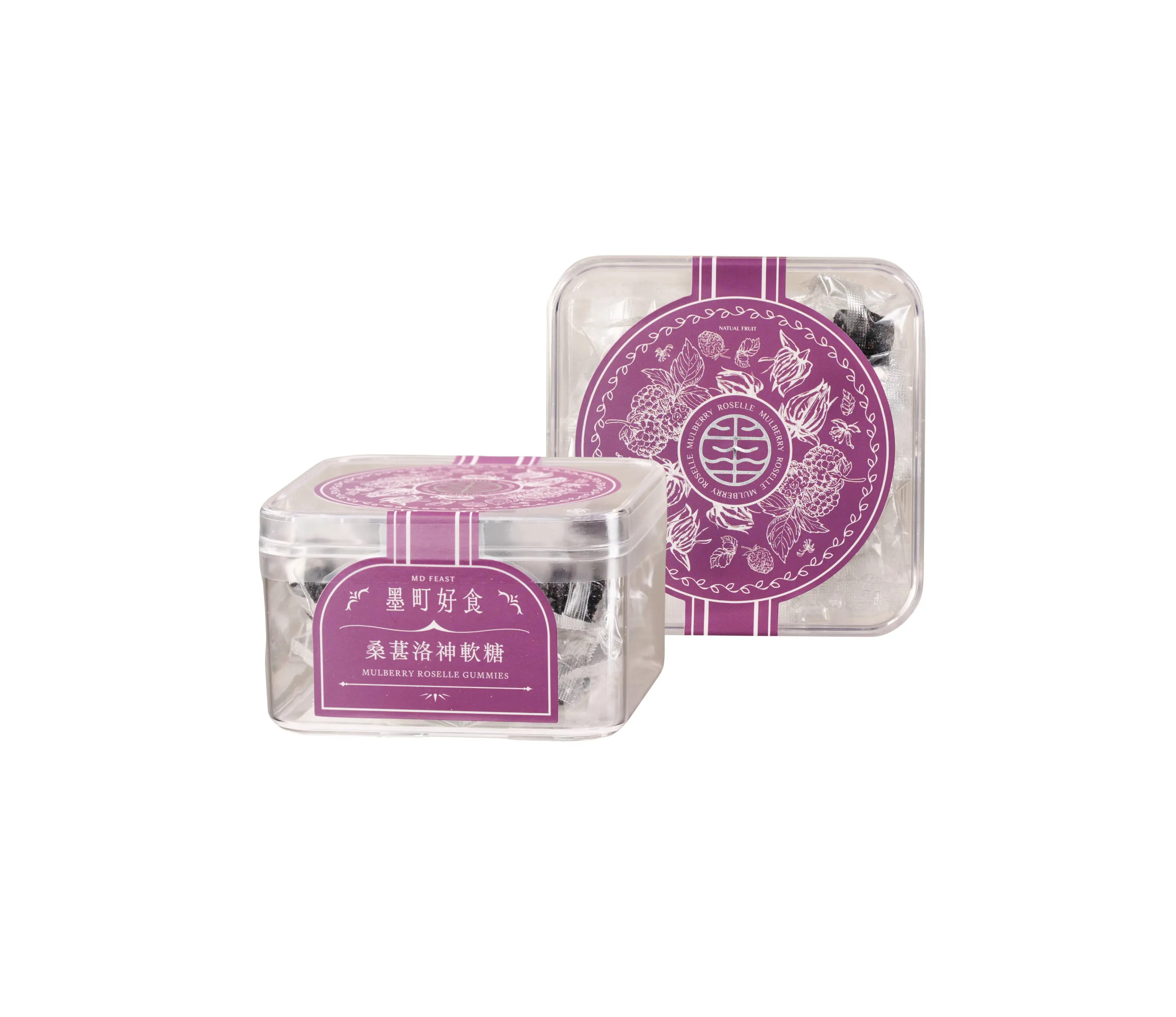 果香濃郁★墨町好食島嶼水果軟糖/ 桑椹洛神