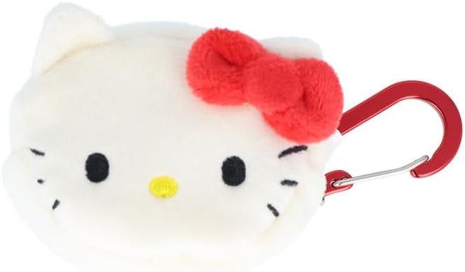日本 sun-star New Life Collection 鎖扣迷你絨毛收納包/ Hello Kitty