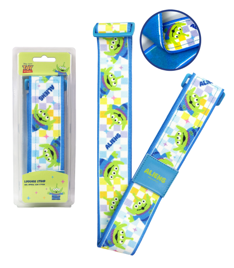 Toy Story三眼怪魔鬼貼行李束帶/ 藍綠