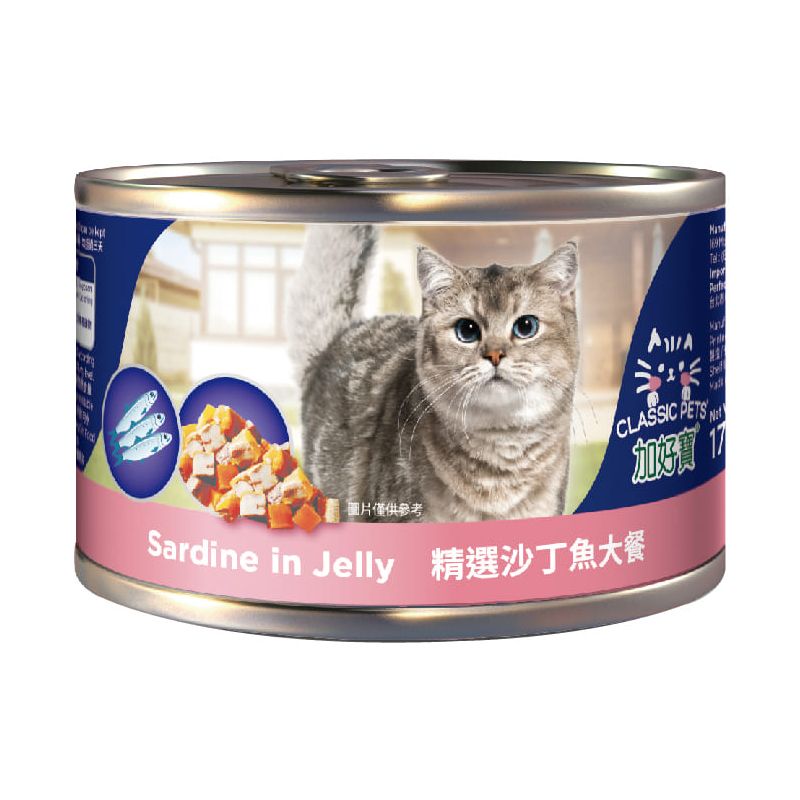 【Classic Pets加好寶】貓罐170gx12罐/ 精選沙丁魚