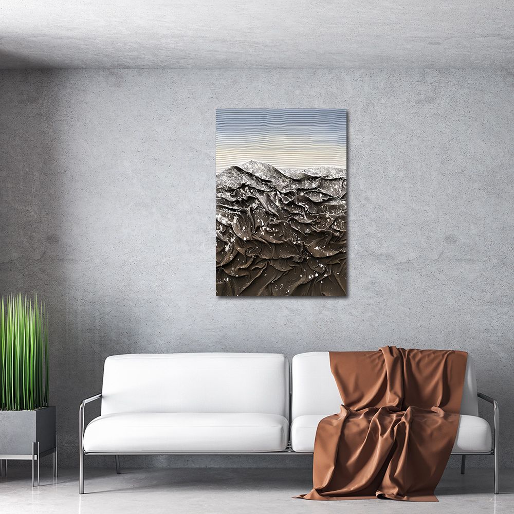 御畫房 當代國家級展覽畫家 抽象系列手繪油畫70×100cm(DB-028)