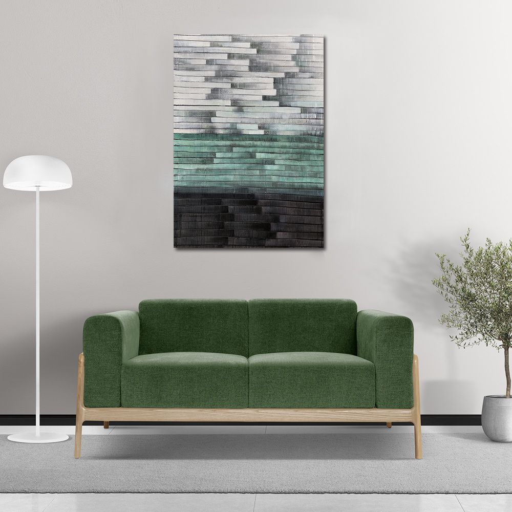 御畫房 當代國家級展覽畫家 抽象系列手繪油畫70×100cm(DB-029)