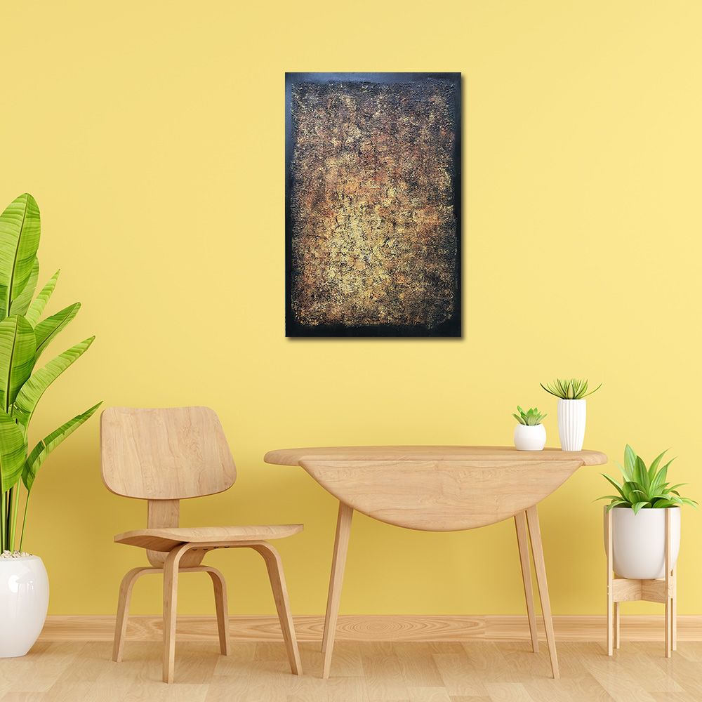 御畫房 當代國家級展覽畫家 抽象系列手繪油畫70×100cm(DB-033)