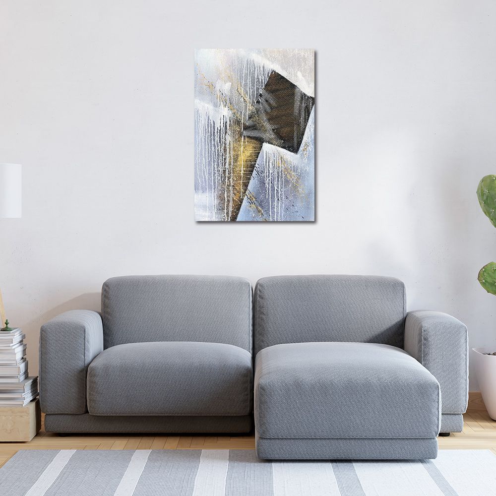 御畫房 當代國家級展覽畫家 抽象系列手繪油畫70×100cm(DB-035)