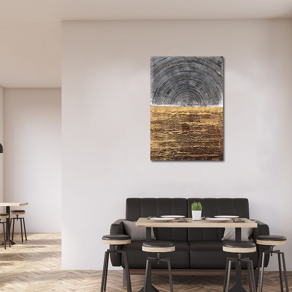 御畫房 當代國家級展覽畫家 抽象系列手繪油畫70×100cm(DB-036)