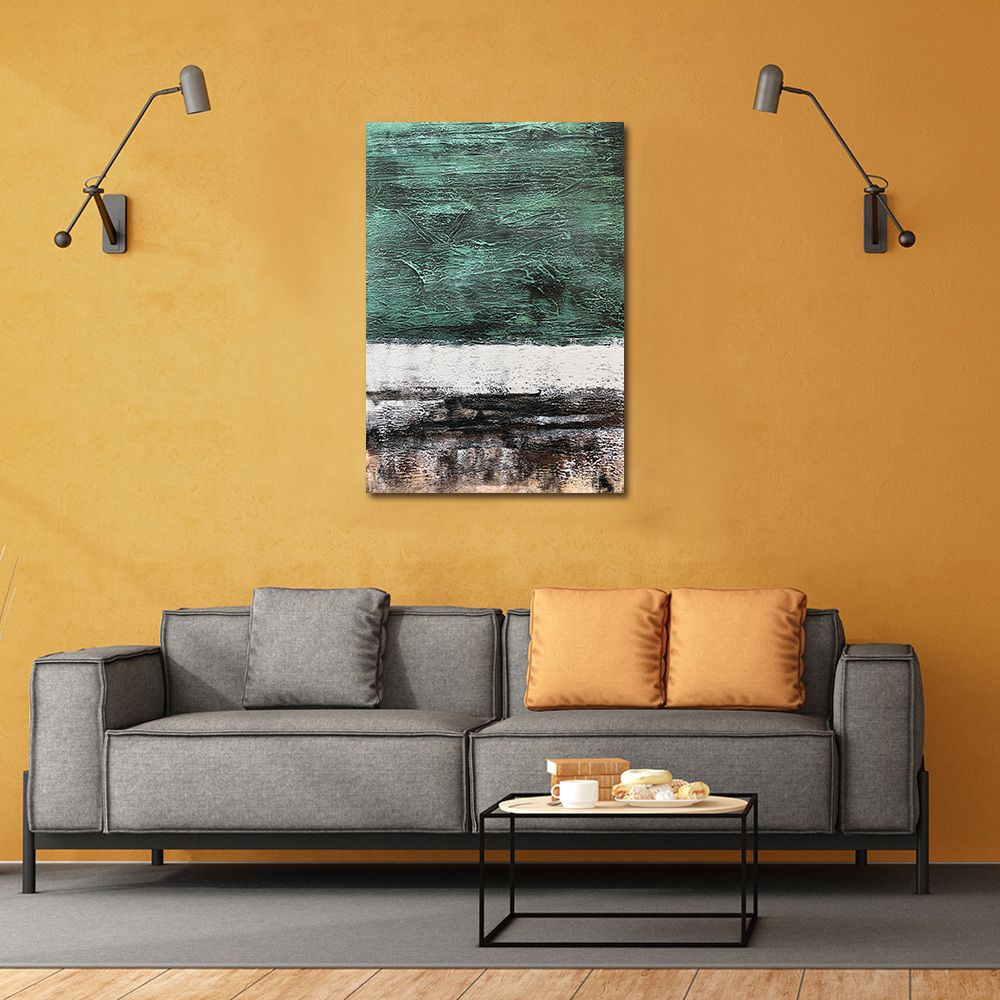 御畫房 當代國家級展覽畫家 抽象系列手繪油畫70×100cm(DB-038)